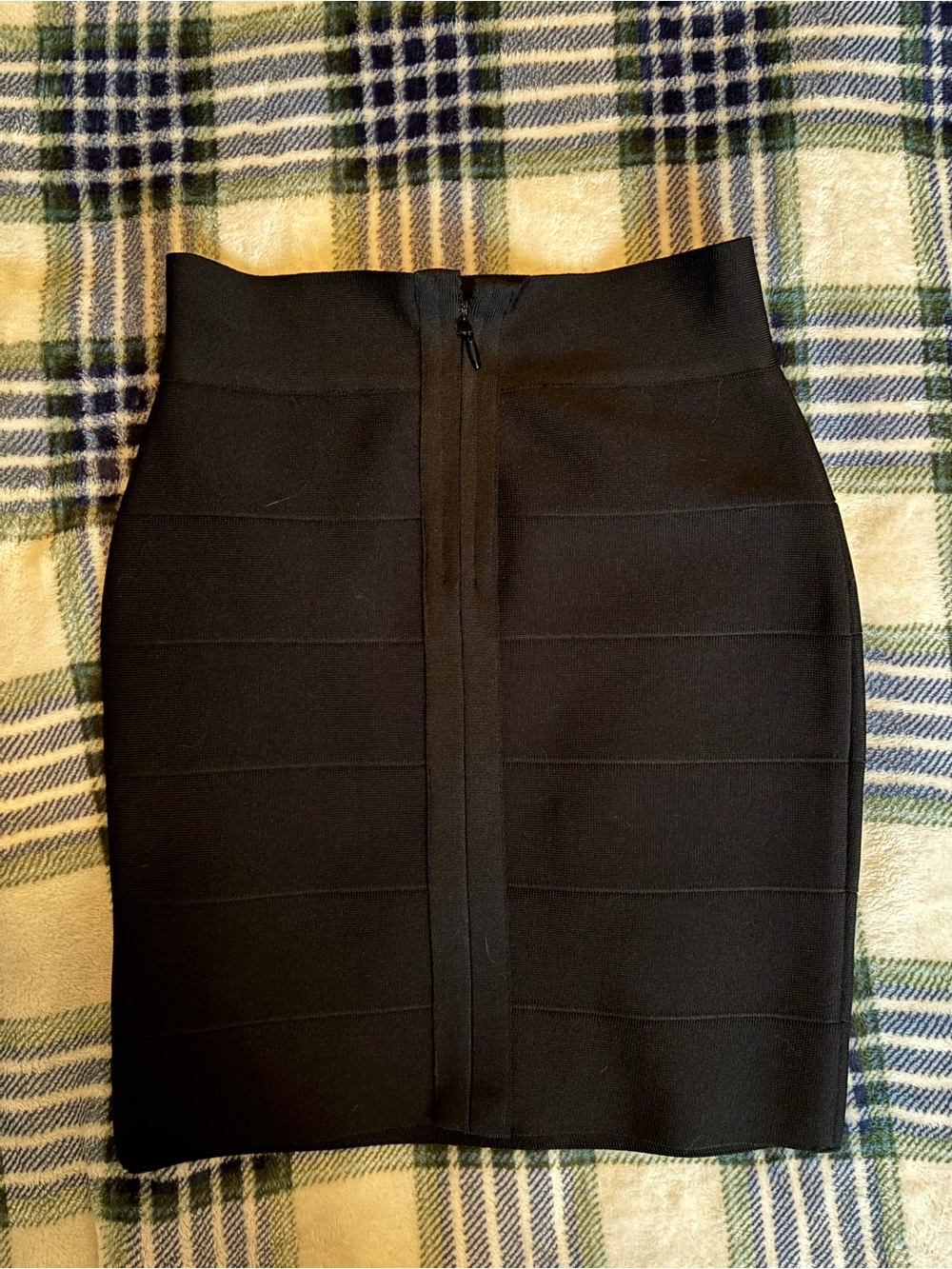 Classic Black High-Waist Pencil Skirt